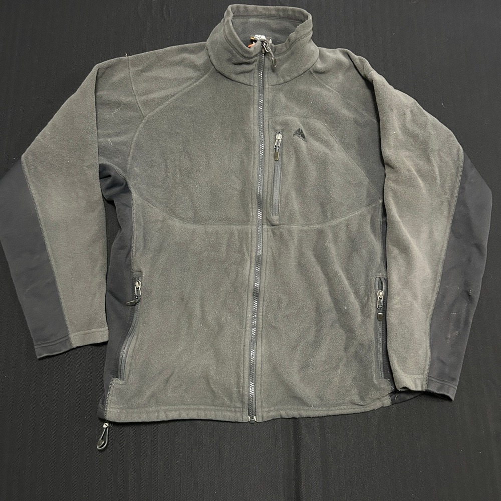 Nike ACG Therma-Fit Fleece Jacket Mens Medium Gray Full Zip Outdoor Layer